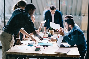an organization benefitting from IT staff augmentation